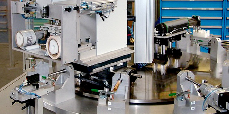 Pad printing machines for the cosmetics industry