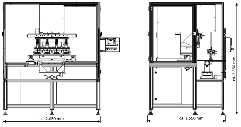 Tampondruckmaschine TAMPONCOLOR TC 120 T/4CP-Servo