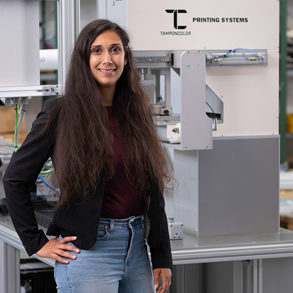 Rubina Hatziparassidis, Order Processing & Management at TAMPONCOLOR